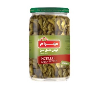 Canned Green pepper pickled Konserveeritud marineeritud roheline pipar Mahram