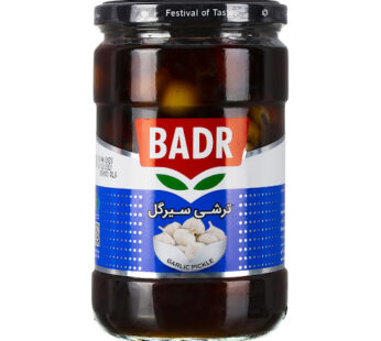 Canned pickled garlic pearl 650gr Badr